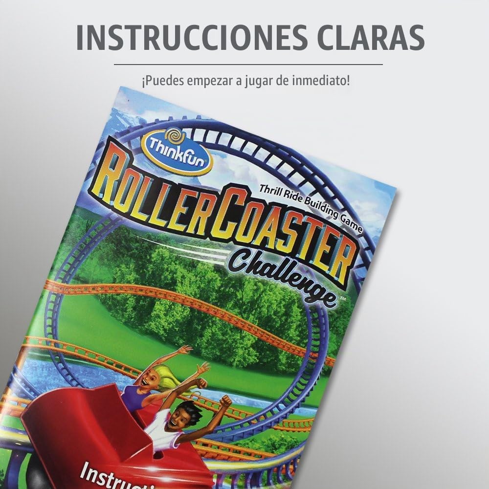 THINKFUN Roller Coaster Challenge Juego de Habilidad (Ravensburger 76343), Color/Modelo Surtido