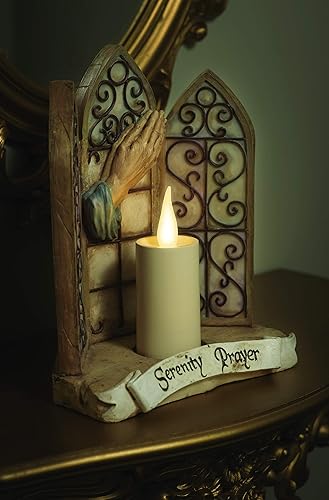 Miniatura 3 de Xodus Innovations FPC1610A - Vela votiva sin llama de 3 pulgadas con llama parpadeante blanca cálida 3D y temporizador automático de 6 horas para