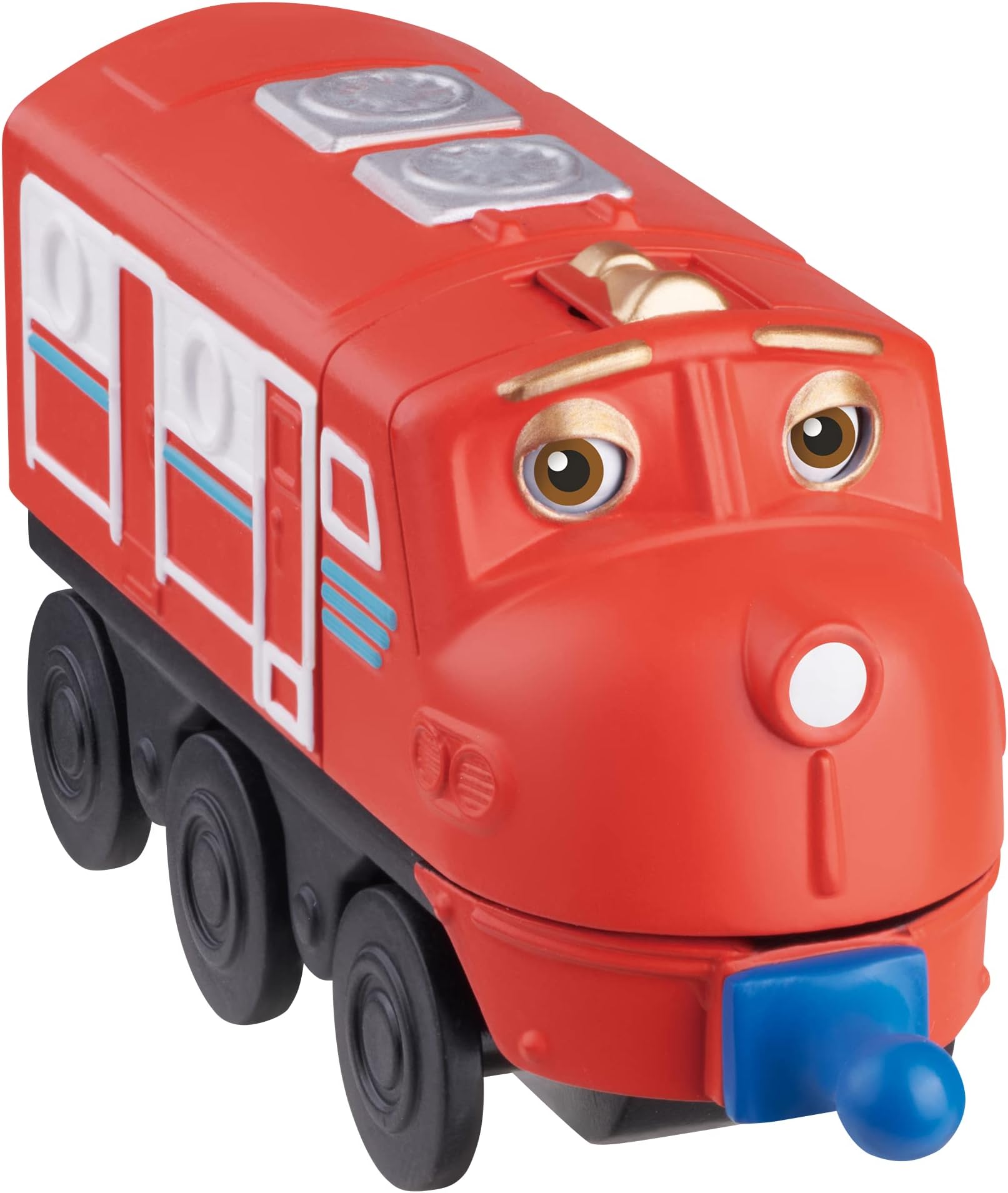 ChuggingtonEU890301 Look Alive Chuggers Single Pack | Wilson | Toy Train with Surprise Motion Feature | Free-Rolling Wheels | 3.75 Inch Scale | Ages 3 and Up, Red