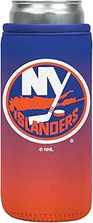 Sok It CanSok NHL Hockey Sleeve for Beer & Soda Insulated Neoprene Cover (New York Islanders, 12oz Slim Can Sleeve)
