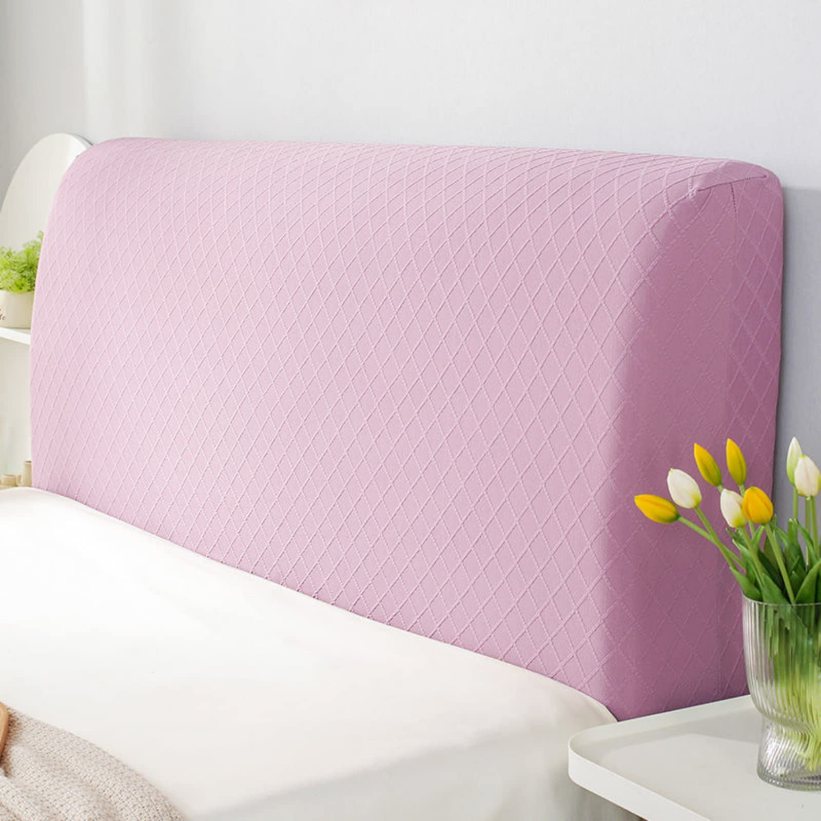 Aazon.co: GZYLCH Velvet Headboard Slipcover, Stretch Bed Headboard