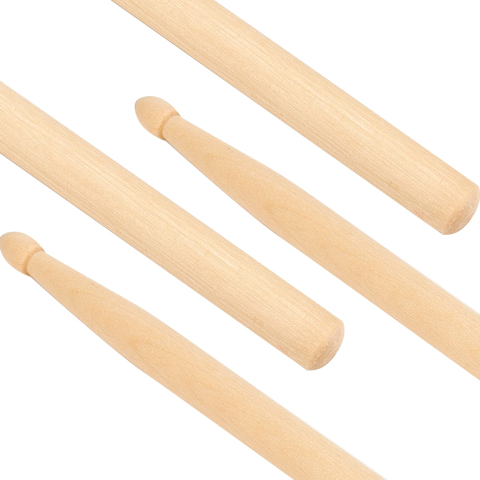MANCHAP Confezione da 30 paia di bacchette 5A, con punta in legno, per batteria, pratica, prestazioni