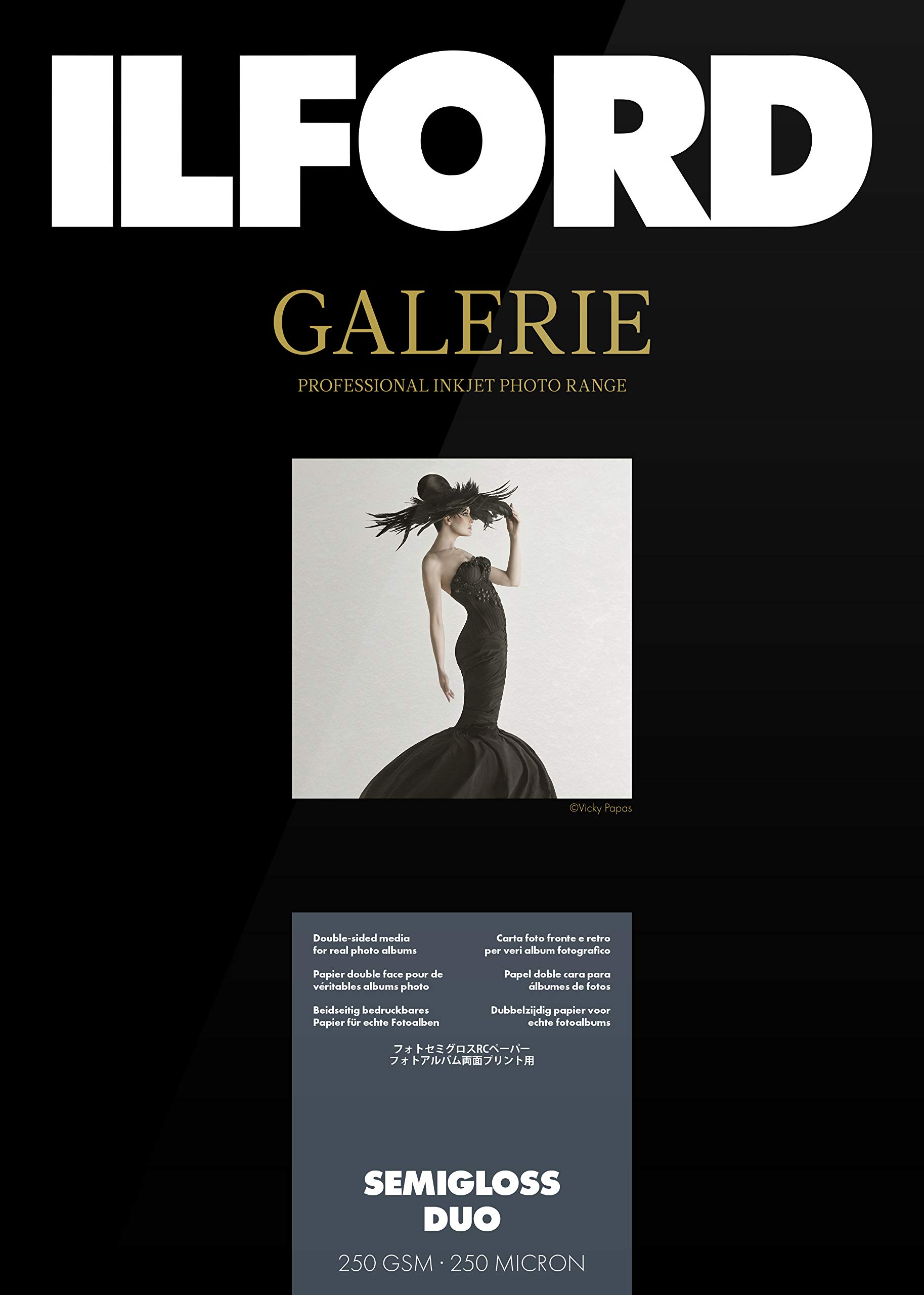ILFORD Galerie Semigloss Duo 250gsm A3-297mm x 420mm 25 Sheets