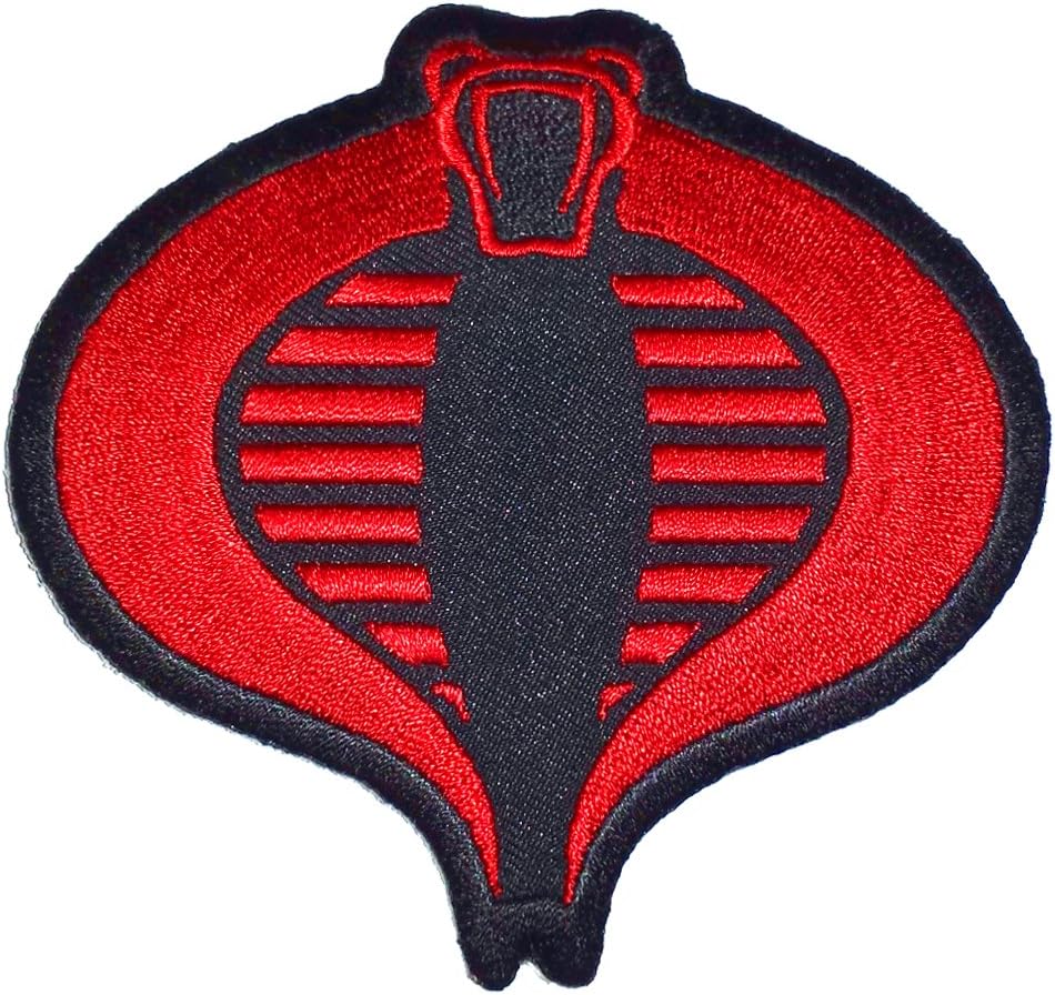 GI Joe Cobra Logo Iron-On Patch