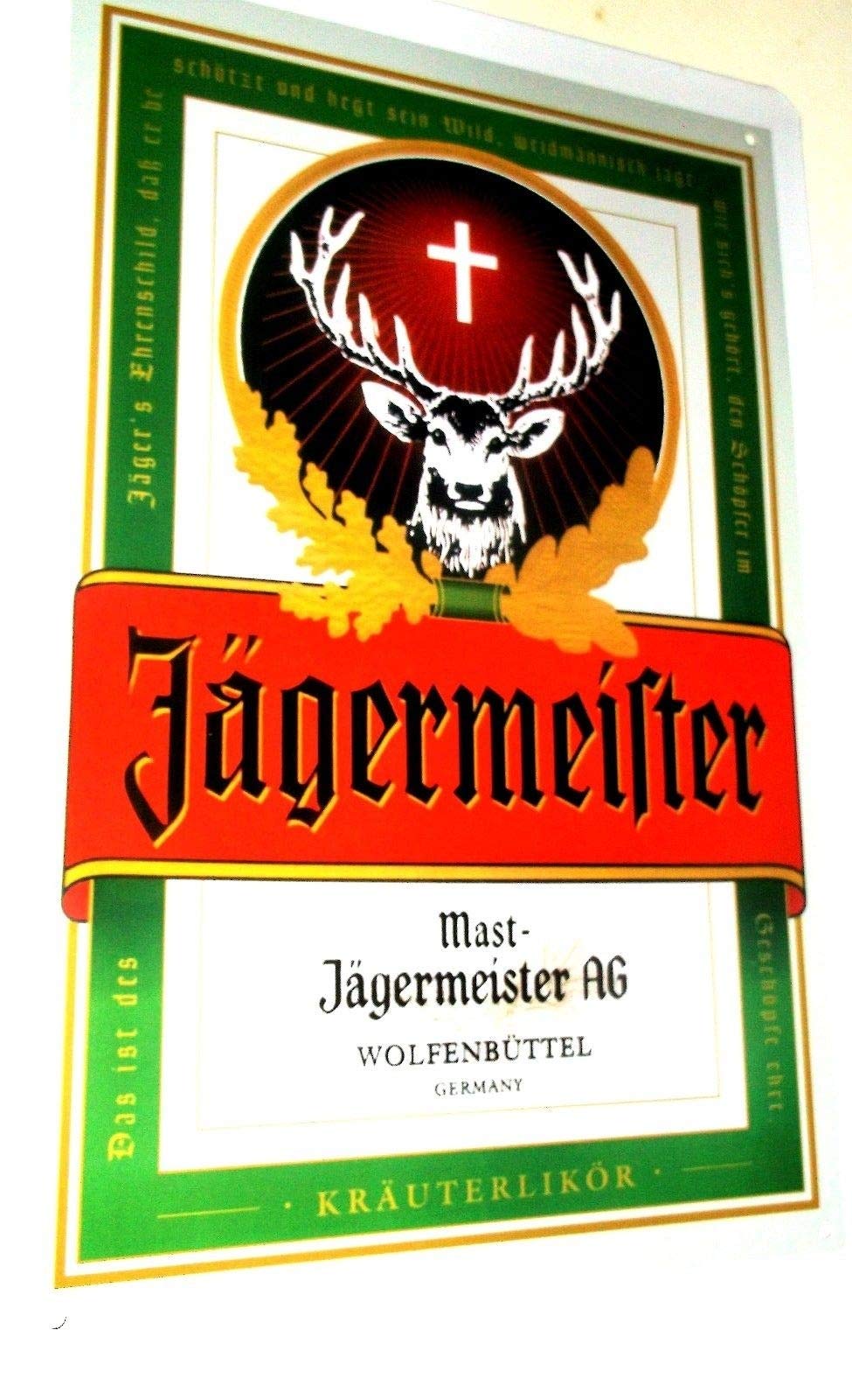 DOGT Jagermeister Metal Tin Signs Cafe Pub Bar Plaque Nightclub TIN SIGN 7.8X11.8 INCH