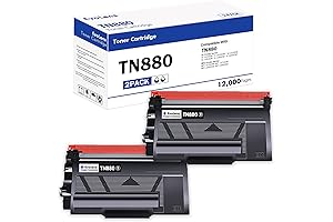 TN880 Super High Yield Toner Cartridge Replacement for Brother HL-L6200DWT MFC-L6700DW MFC-L6800DW...