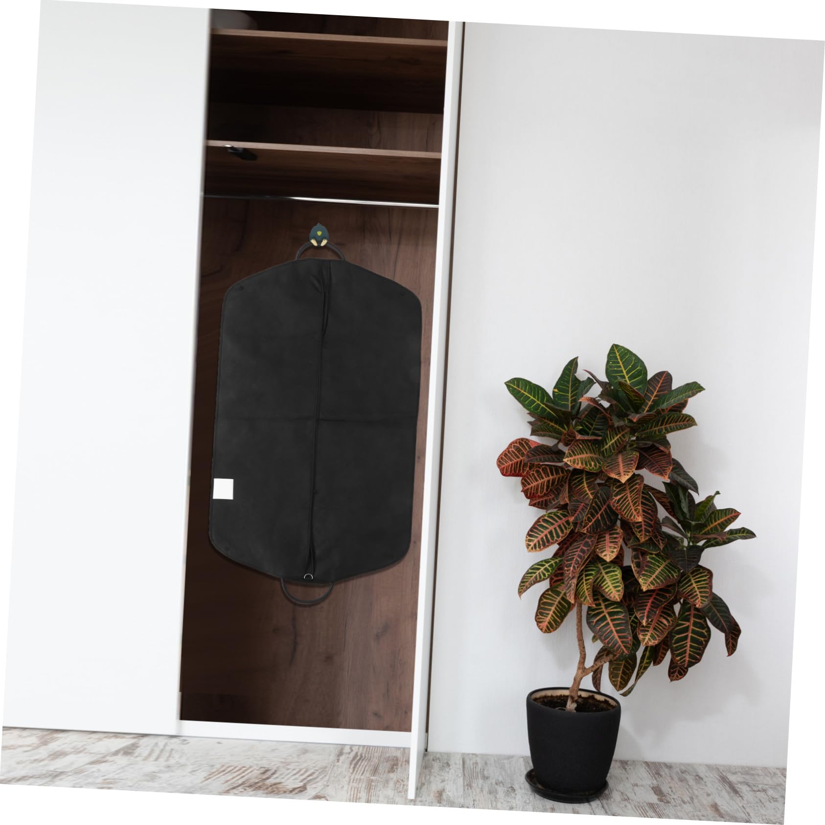 POPETPOP 2 Piezas Bolsa para Trajes No Tejida con Asa Protectora para Vestidos Abrigos y Chaquetas Ligera y Transpirable para Viajes y Almacenamiento