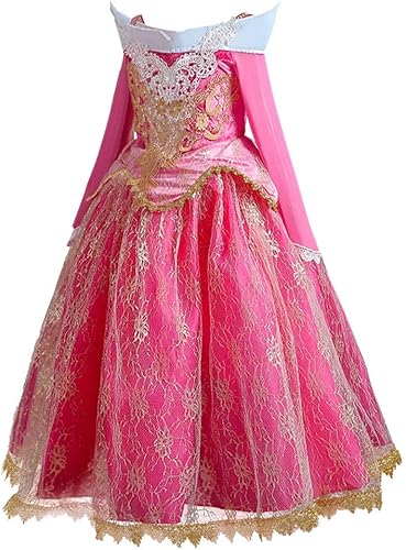 Miniatura 3 de Disfraz de princesa para niñas, fiesta de cumpleaños, Halloween, disfraz de Navidad (con accesorios)