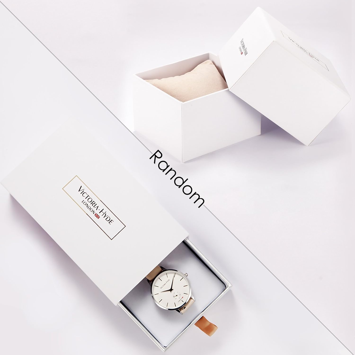 VICTORIA HYDE Quartz Watches for Women Easy Read Genuine Leather Strap Ladies Casual Wristwatch with Second Hand - Image 5