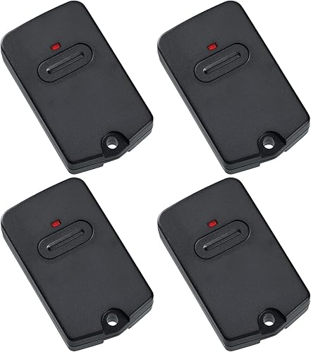 Kingdder 4 unidades de control remoto de apertura de puerta compatible con Mighty Mule RB741 Control remoto de puerta compatible con GTO RB741FM135