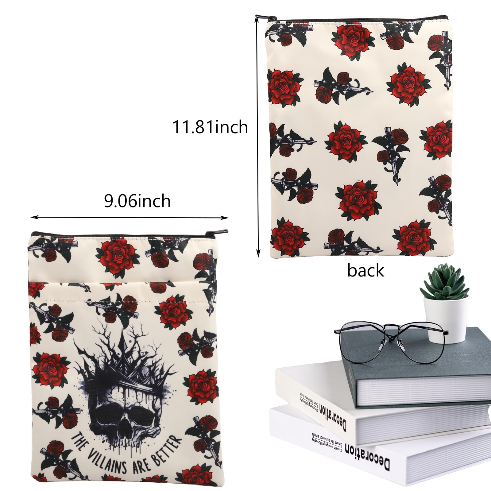 Smut Book Lover Gift The Villallins are Better Book Sleeve Smut Reader Cadeau romantique pour les fans (are Better -b)