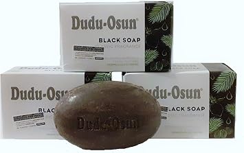 Dudu-osun Pack of 3 Dudu Osun Soap from Africa Original Black G, Black, 3x150