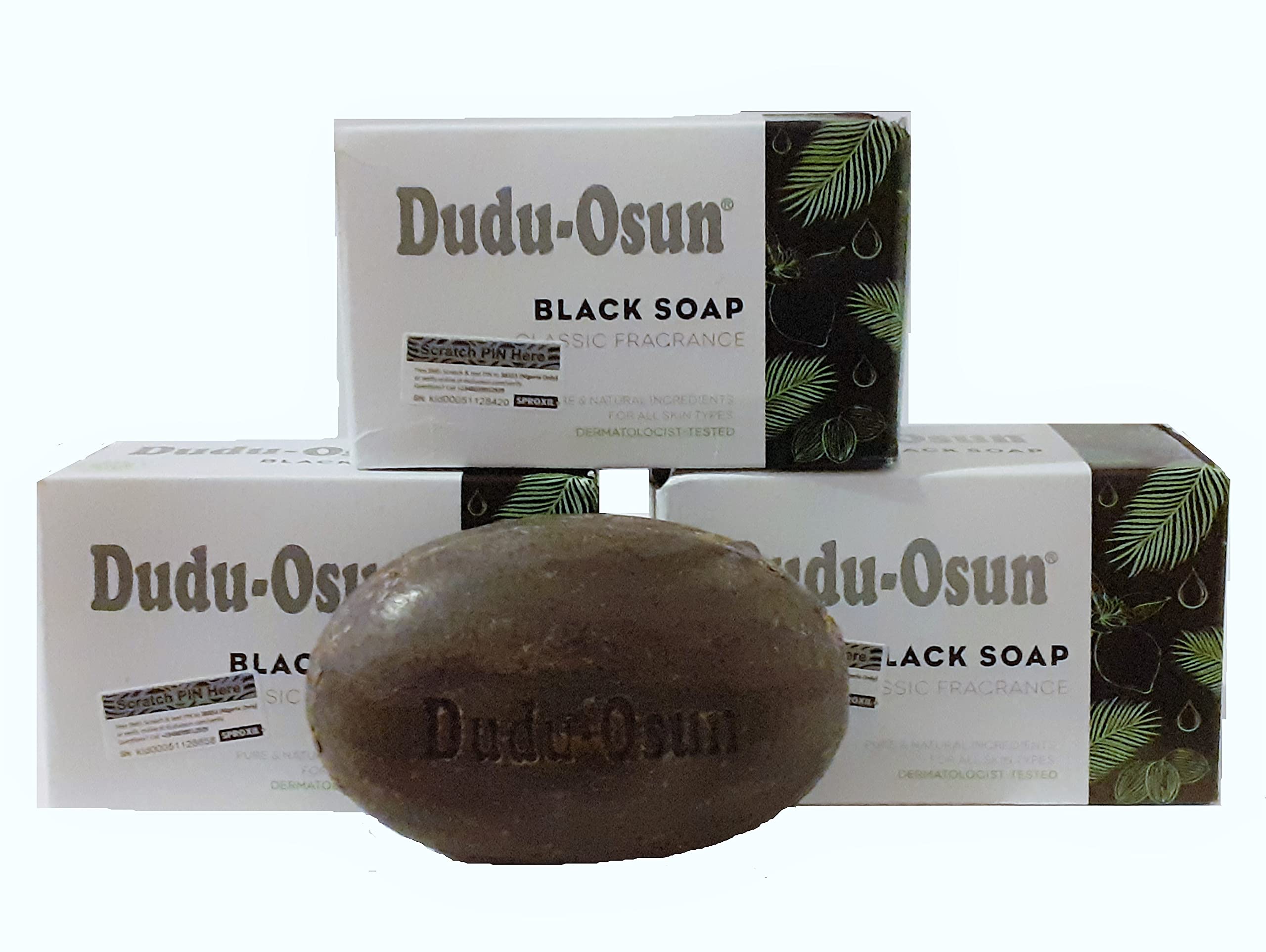 Dudu-Osun - Czarne mydło z Afryki (3 x 150 g)