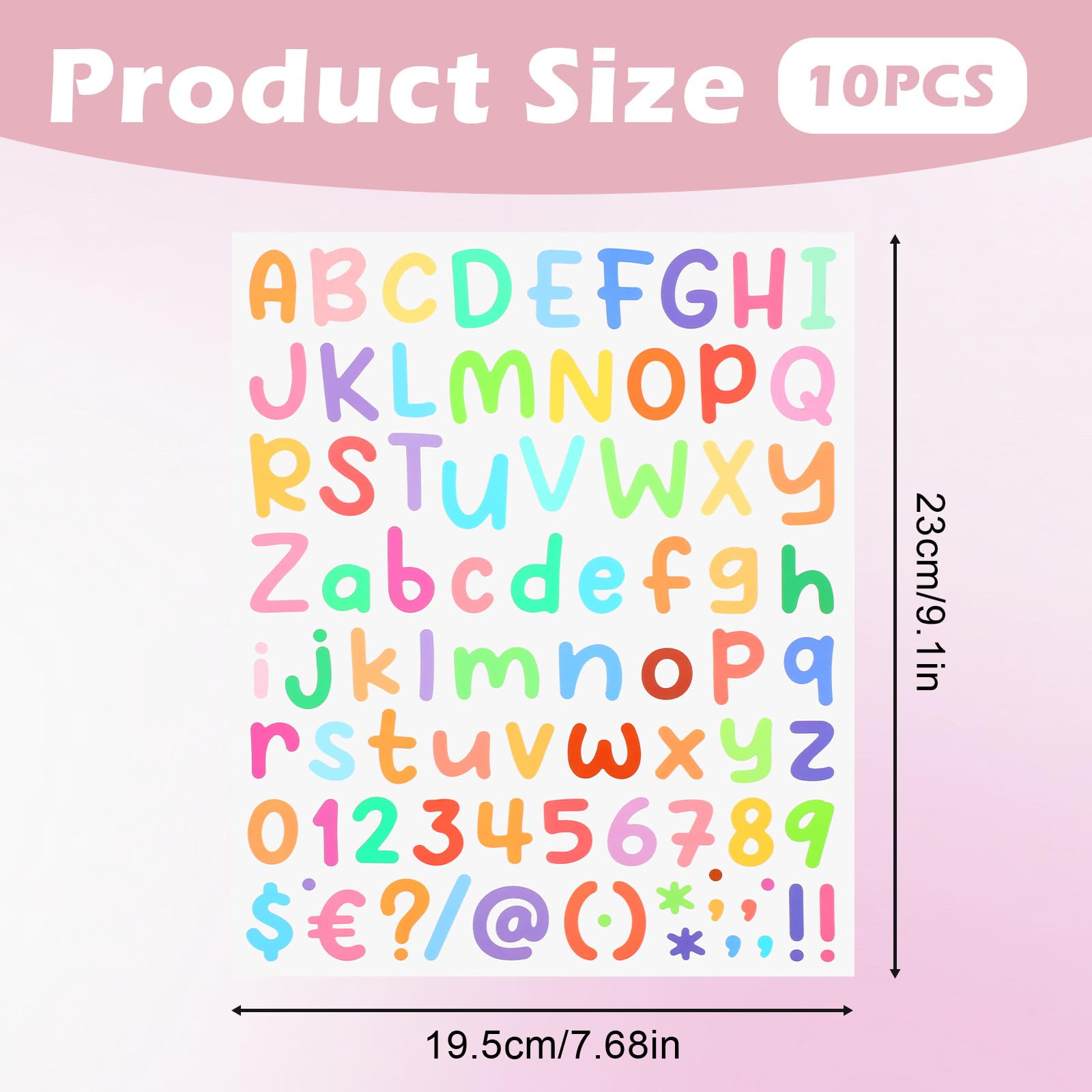 Sticker By Number Kids Dizdkizd Letter Stickers, Vinyl Alphabet Number ...