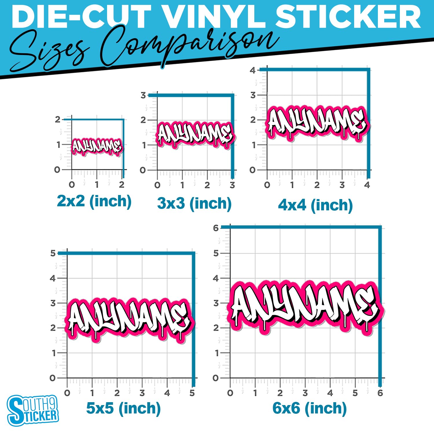 Amazon.com: (New Update) Custom Graffiti Name Sticker Personalized