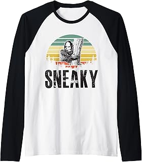 Sasquatch Sneaky, Sneaky Retro Bigfoot T-Shirt Raglan Baseball Tee