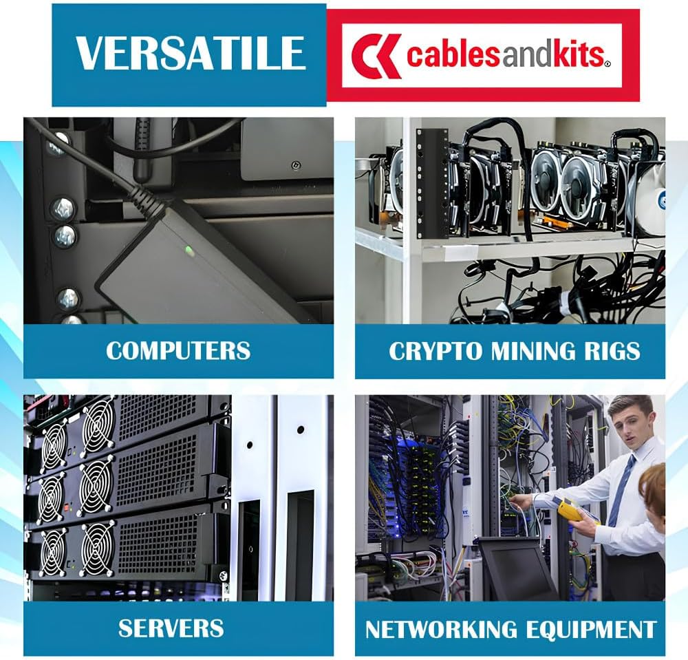 CablesAndKits - 5RU Rack Adapter (5U), Included Rack Screws - Durable 12 AWG Steel Construction and Converts 23" Rack to 19" Spacing, Rack Mount Adapter for Computers, Servers or Network Equipment