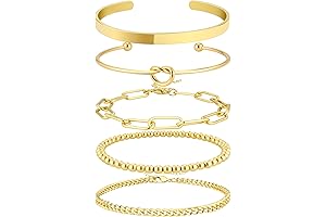 Mercury gold exquisite cuff bracelet jewelry set