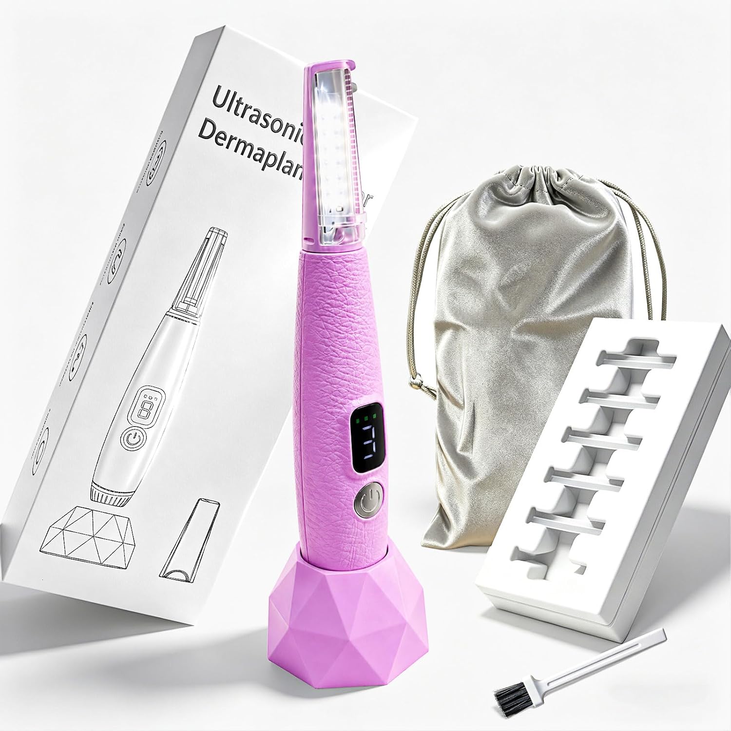 Sonic Dermaplaning Tool for Women Face Facial Hair Razor