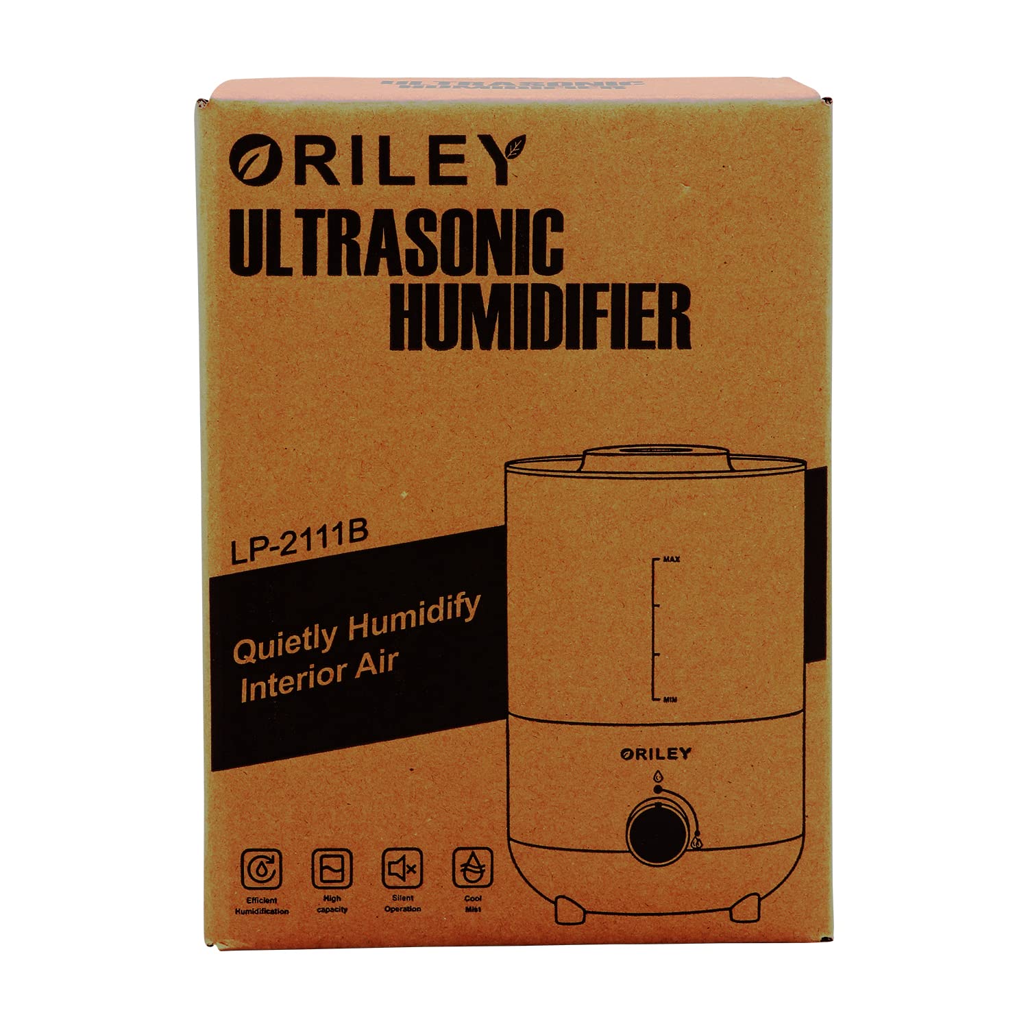 Oriley Ultrasonic Humidifier - Cool Mist & Air Purifier -5
