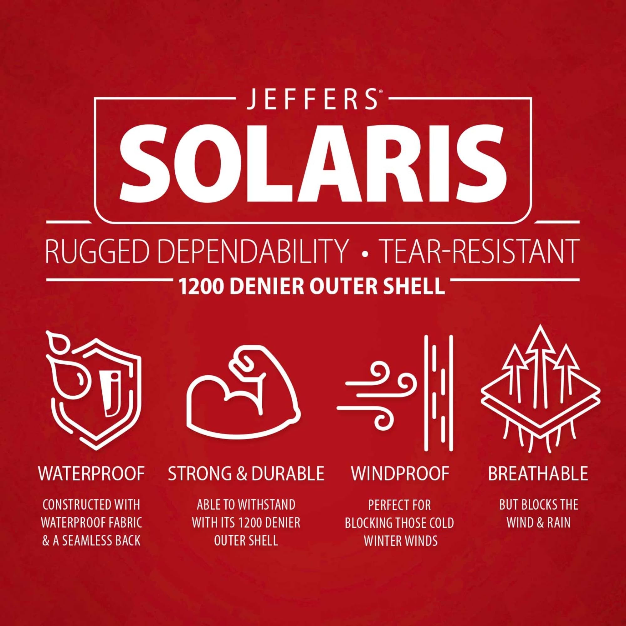 Jeffers Solaris - Coperta per cavallo, 1200 denari, con collo allungato, motivo scozzese marrone e crema, 167,6 cm, impermeabile, traspirante, con Polyfill da 360 g, protezione ideale per l'inverno