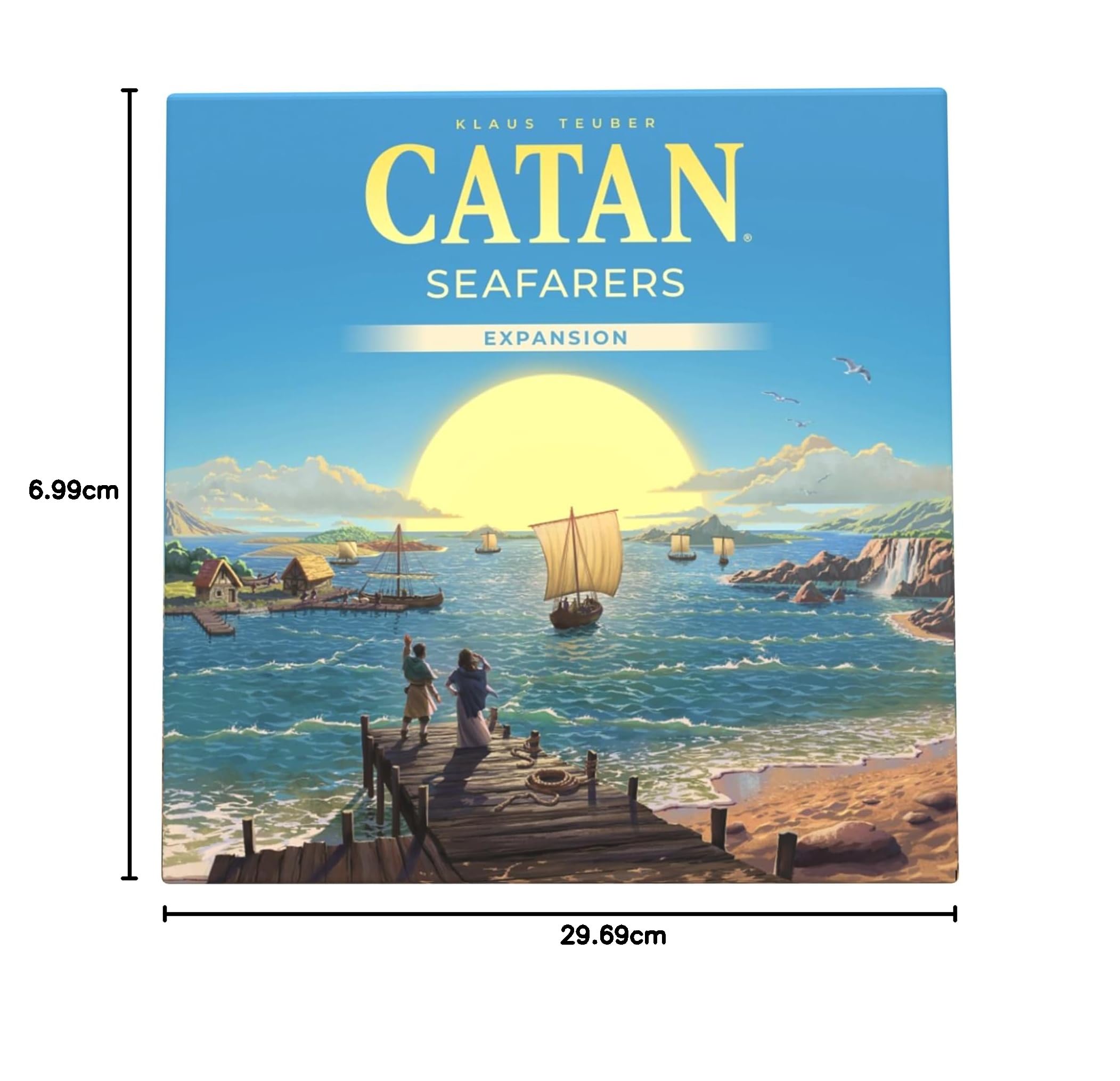 CATAN Seafarers Board Game Expansion (6ª edición) Juego de estrategia para niños y adultos, edad 12+, 3-4 jugadores, 60 minutos de juego, creado por CATAN teStudio