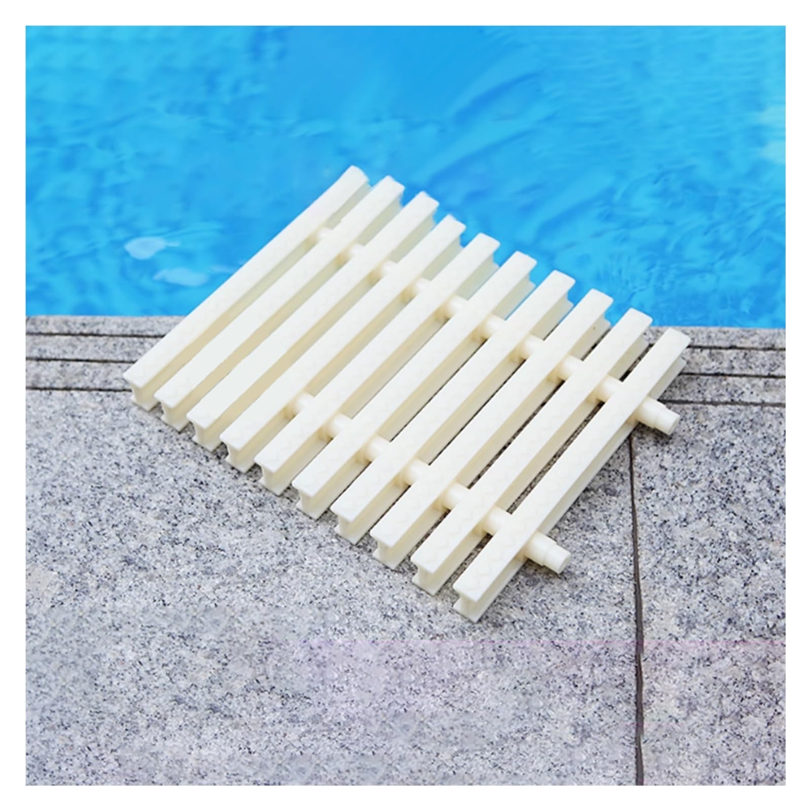 Grille de protection pour gouttière de piscine en lot de 10 filtres flexibles de 25 cm