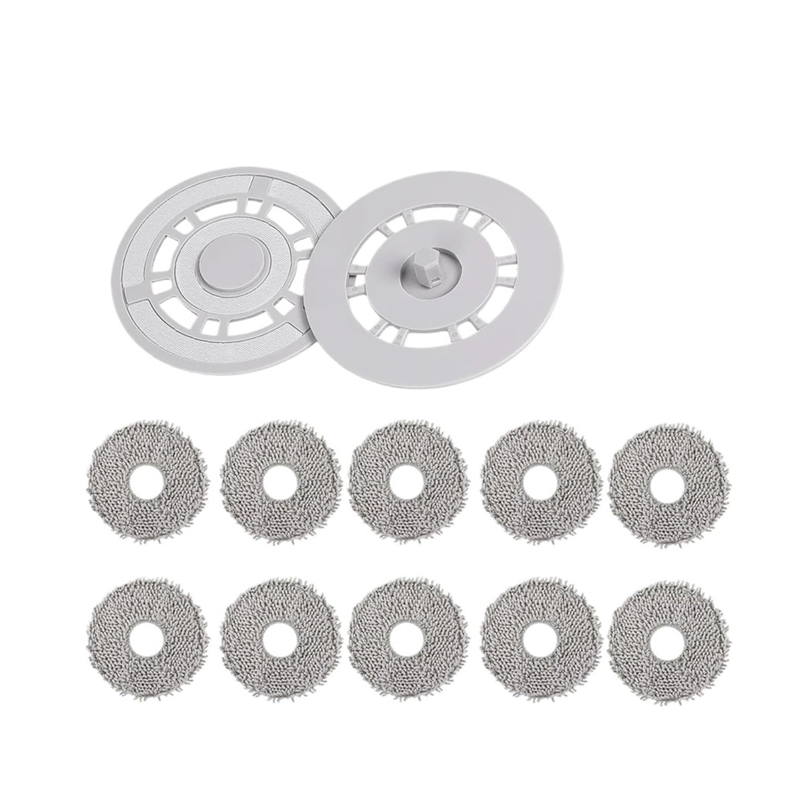 Supporto di Ricambio for straccio, Compatibile con Dreame L10s, S10, S10 PRO, X10, Compatibile con la Parte aspirapolvere Xiaomi B101CN, S10 Plus, X10 Plus, X20 Plus(10pcs mop Pad)