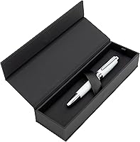 Vista 8 de Hugo Boss Icono de bolígrafo Rollerball Tinta negra Caja de regalo (blanco)