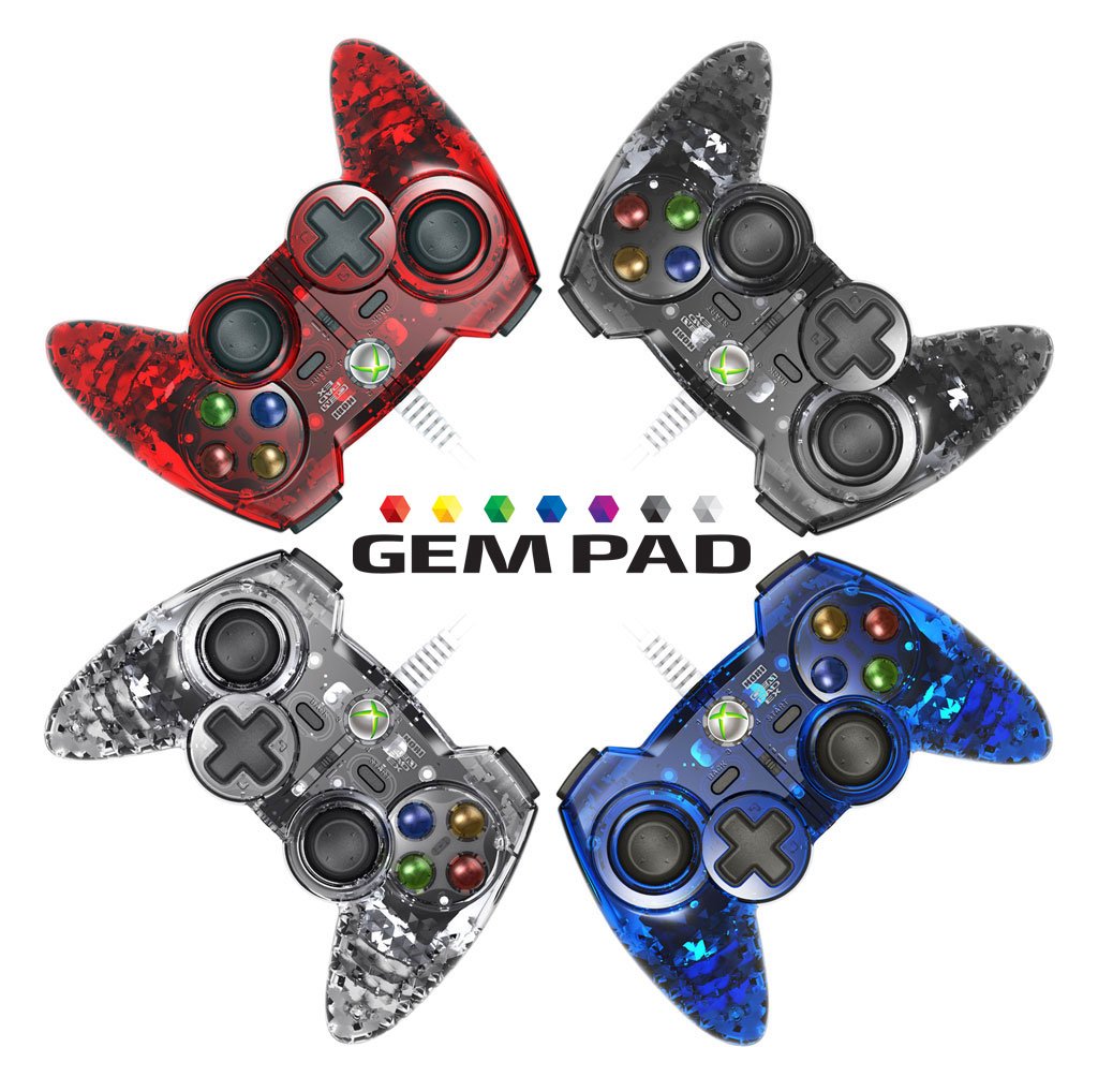 HORI Xbox 360 Gem Pad EX - Ruby Red