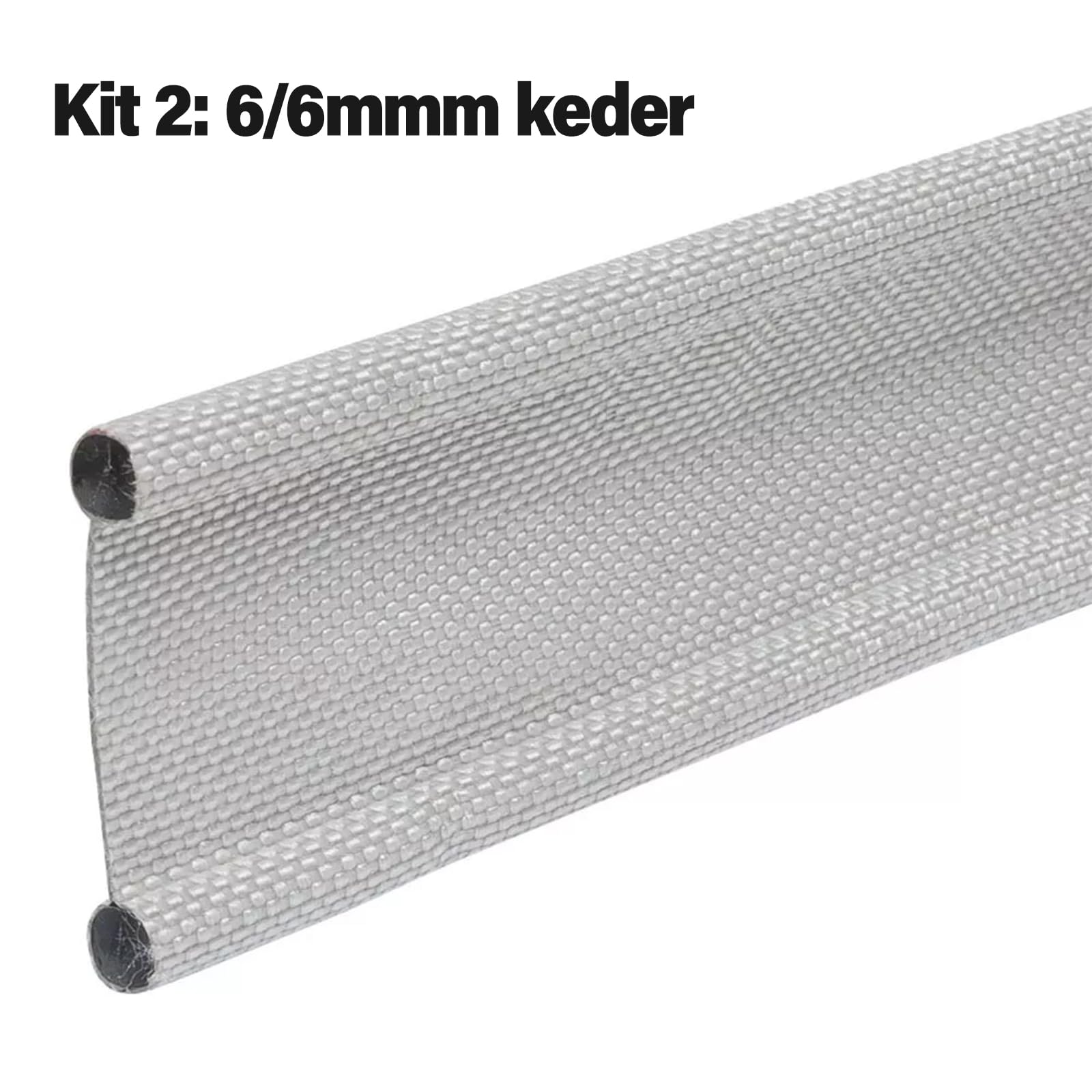 Zestaw mocujący do markizy kampera 6 mm 4 mm T4 T5 T6 uniwersalny szary