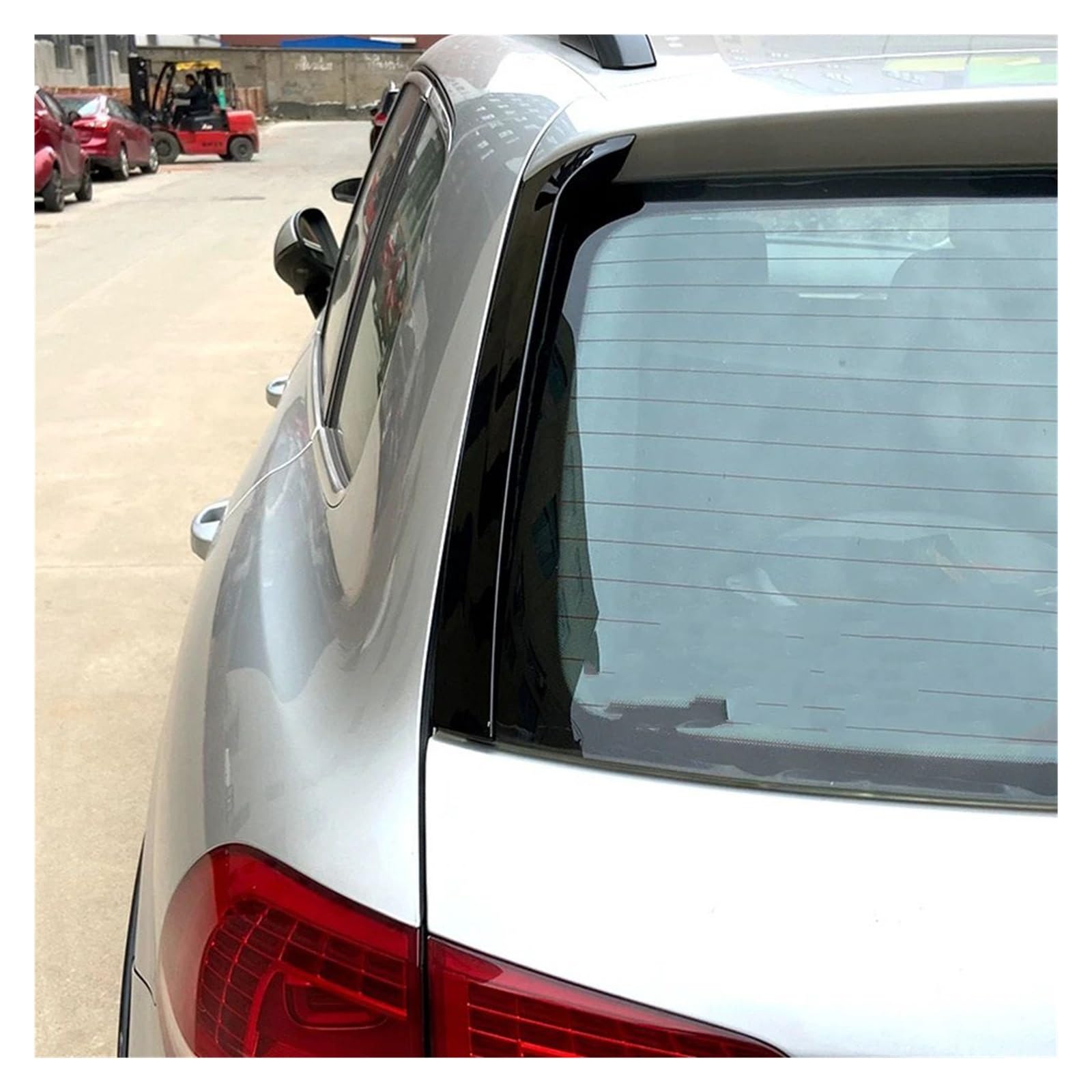 2PCS Car Rear Window Wing Side Spoiler,Fit For Volkswagen,Fit For Touareg, 2011-2017 Canard Canards Splitter Spoiler aerodynamiczny bocznej szyby tylnej