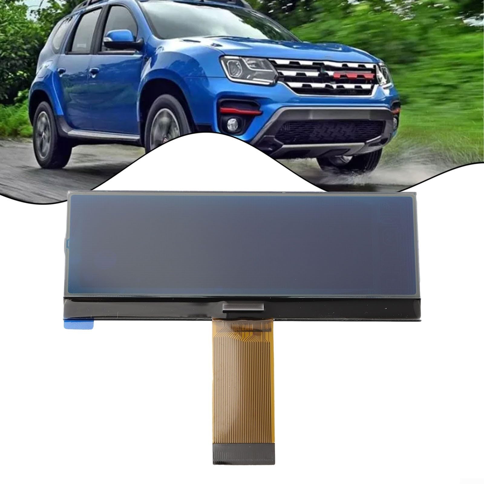 Pantalla LCD para Dacia Duster Oroch Lodgy Dokker Sandero, pieza de reparación de coche, 97,5 x 38 mm