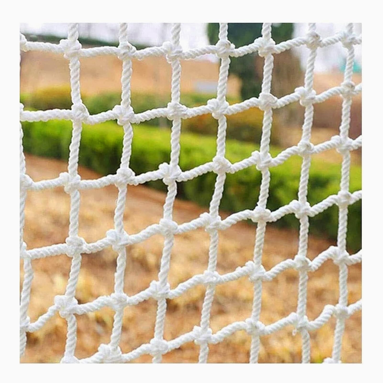 Red de seguridad infantil – Red de protección contra caídas de nailon para escaleras, 2 x 4 m, malla de 5 cm, barrera de seguridad para niños, uso en interiores y exteriores, prevención de escalada
