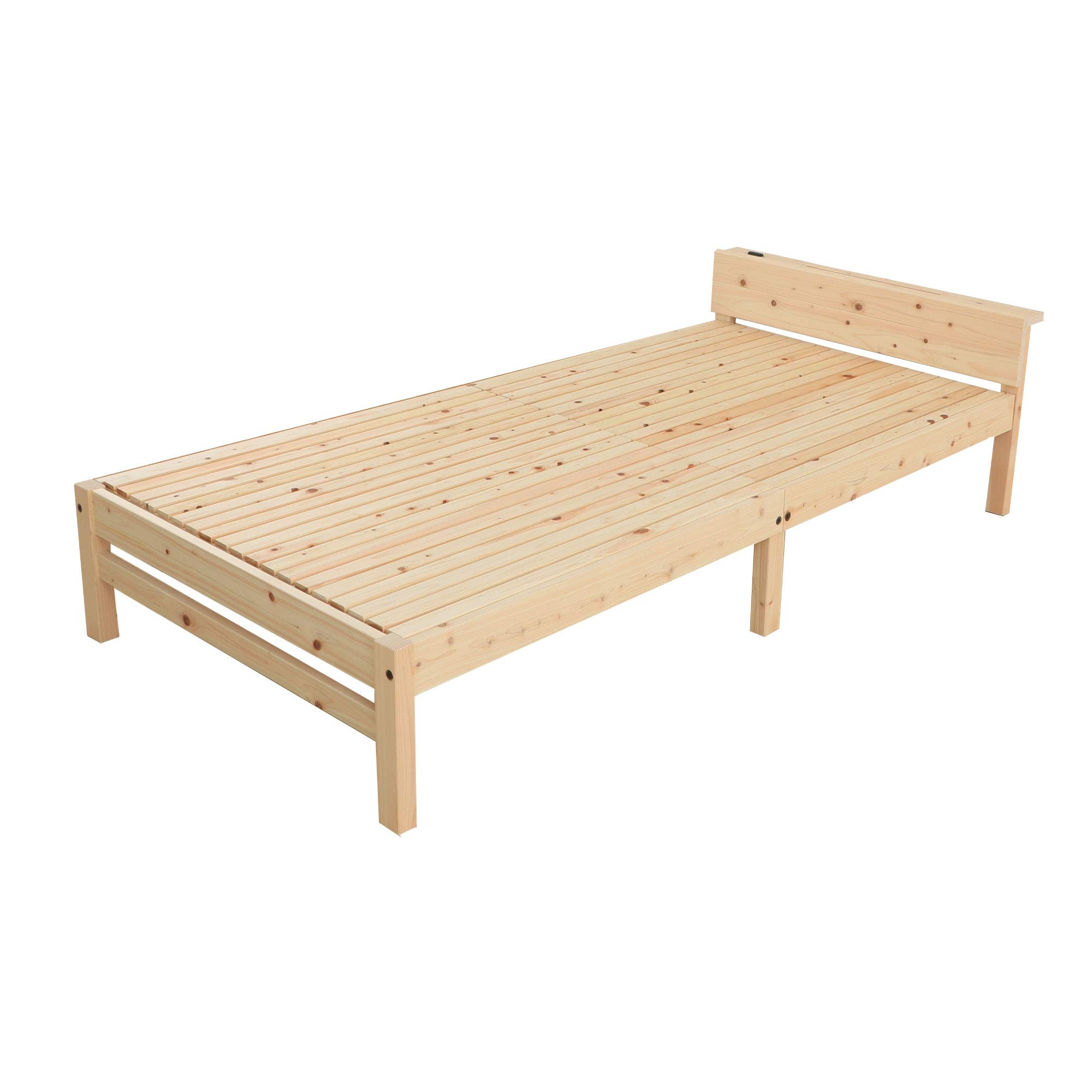 源ベッド 繊細すのこ シングルベッドフレーム 源ベッド 最速発送便 1