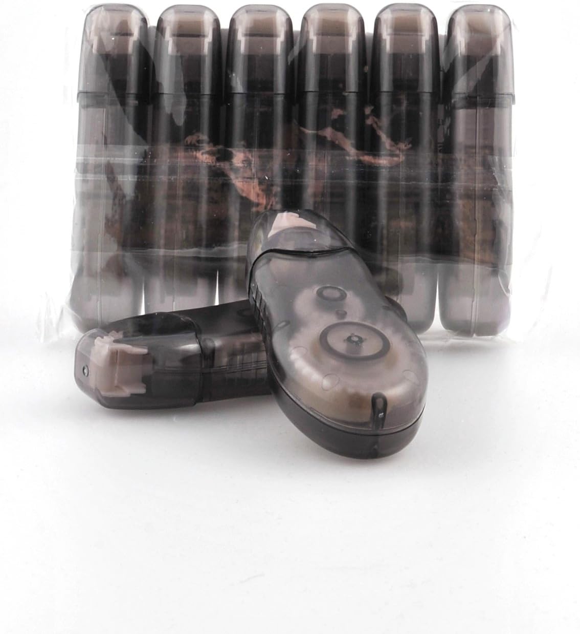 6 x CRAFTPRICE Permanent Double Sided Adhesive Tape Roller Pen - 60 metres