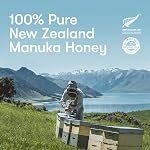 New Zealand Honey Co. Raw Manuka Honey UMF 10+ MGO 263+ - Monofloral, New Zealand Source : Pollens naturels et enzymes - Bouteille Squeeze pour le bien-être quotidien - 500g (17.6oz)