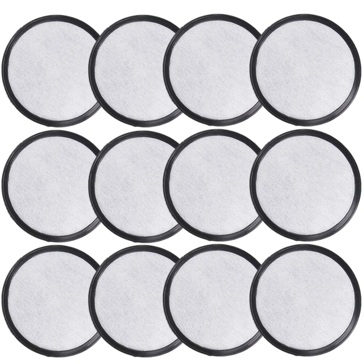 PUREUP12 Pack Filters Discs Compatible with Mr. Coffee Machines Replacement Charcoal Water Filter Discs Filter for Mr Coffee Brewers