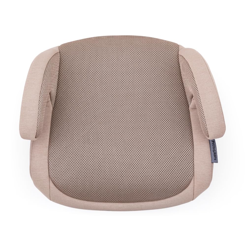 PETITE&MARS Autositzunterlage Optimus Pro i-Size 125–150cm 22–36 kg Autositz * Kindersitz leicht * Sitzerhöhung * Kindersitzunterlage * Kindersitzerhöhung mit ISOFIX * Gruppe 2 und 3 (braun)