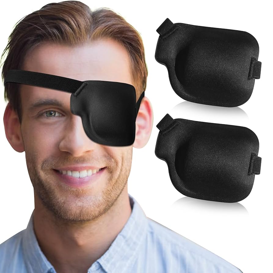【再入荷】Black Eye Patch jk美品XL Amazon.com: RIKEYO 2Pcs 3D Eye Patches for Adults