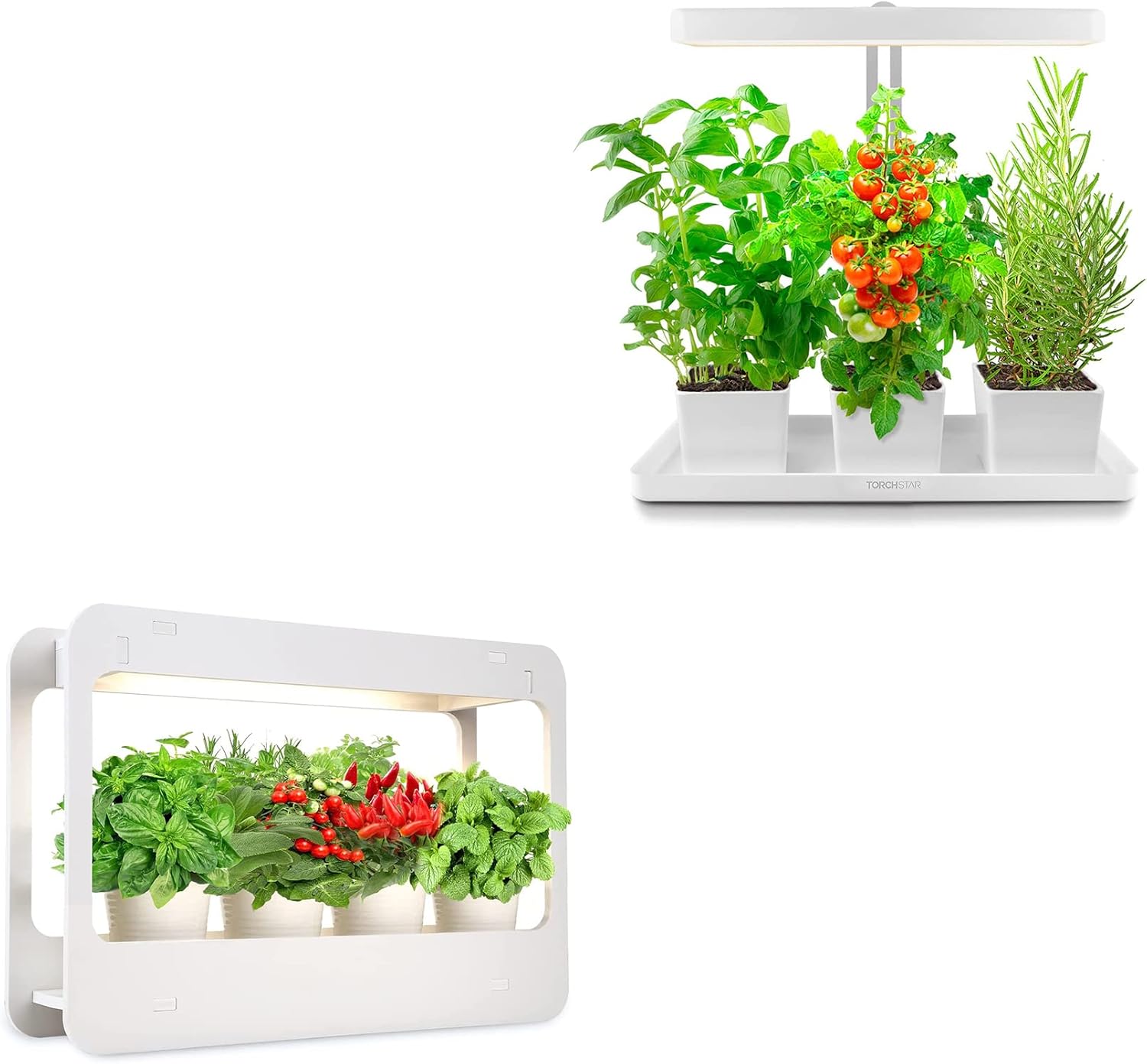 TORCHSTAR LED Indoor Herb Garden Bundle Grow Light Herb Garden, LED Indoor Herb