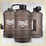 Everlast FIT Champion 2.2L Water Bottle - Leak-Proof, BPA-Free, Large Capacity for Workouts, Hiking, Camping, Easy to Clean, Sturdy Handle, Stainless Steel Cap, Ideal for Daily Hydration
