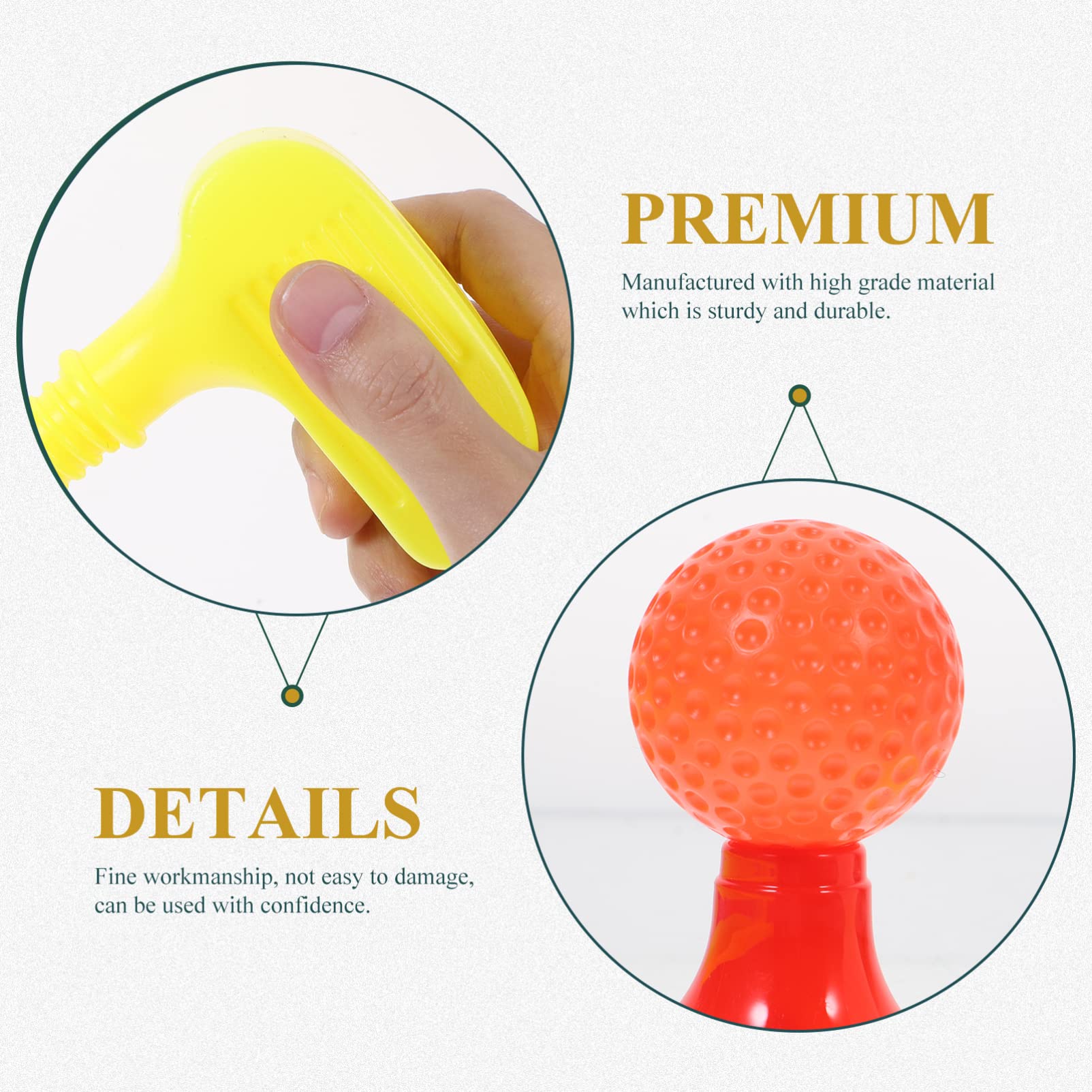 Baby Toys Toddler Golf Toy Set: Plastic Golf Clubs Colorful Kids Clubs Mini Toddler Gift Summer Beach Outdoor Caddy for 3 4 5 6 7 8 9Years Old Boys Girls Outdoor Indoor Sports for Garden Beach Party - Image 3