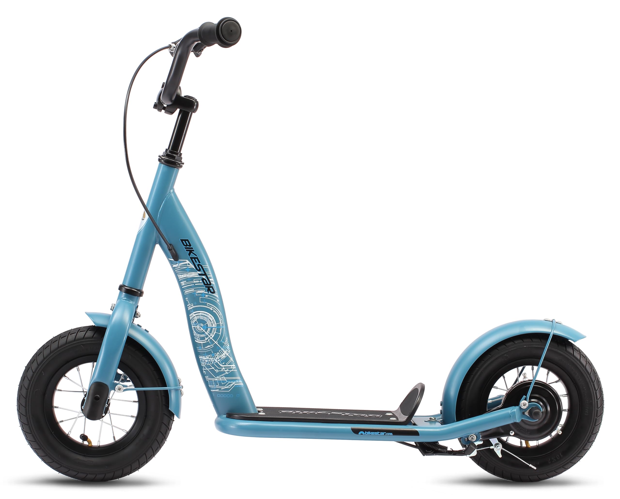 STAR SCOOTER Roller Kinderroller Tretroller Kickscooter mit Luftreifen für Jungen und Mädchen ab 4-5 Jahre | 10 Zoll Classic Kinder Scooter | Risikofrei Testen