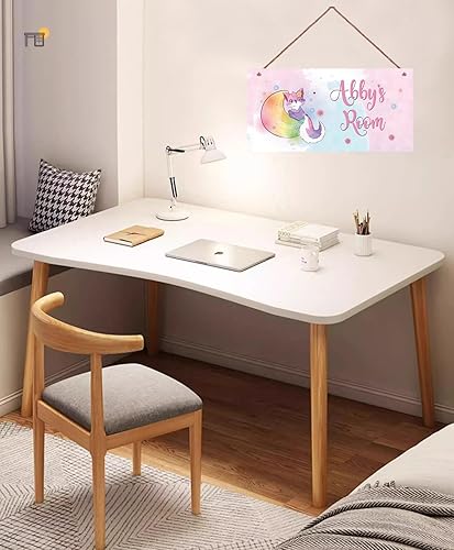 Miniatura 35 de Letreros personalizados con nombre personalizado para habitación de niños, decoración de pared para dormitorio de niñas, habitación de niños