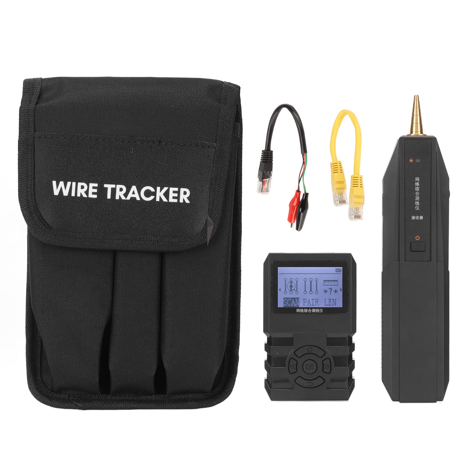 Naroote Netzwerkkabeltester mit LCD-Display, 5 Scan-Modi