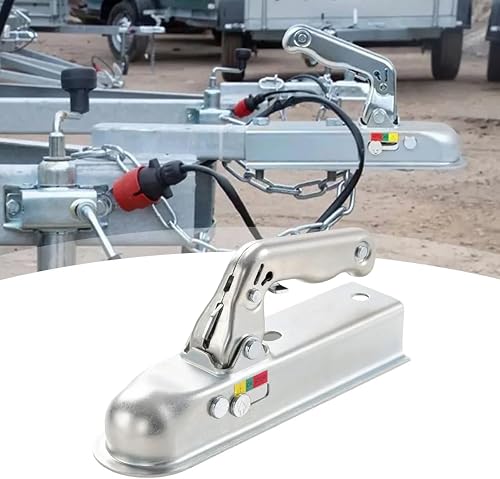 Acoplamiento de bola para remolque LOEPENLE, 50 mm, 800 kg, universal para coche, camión y autobús - 5