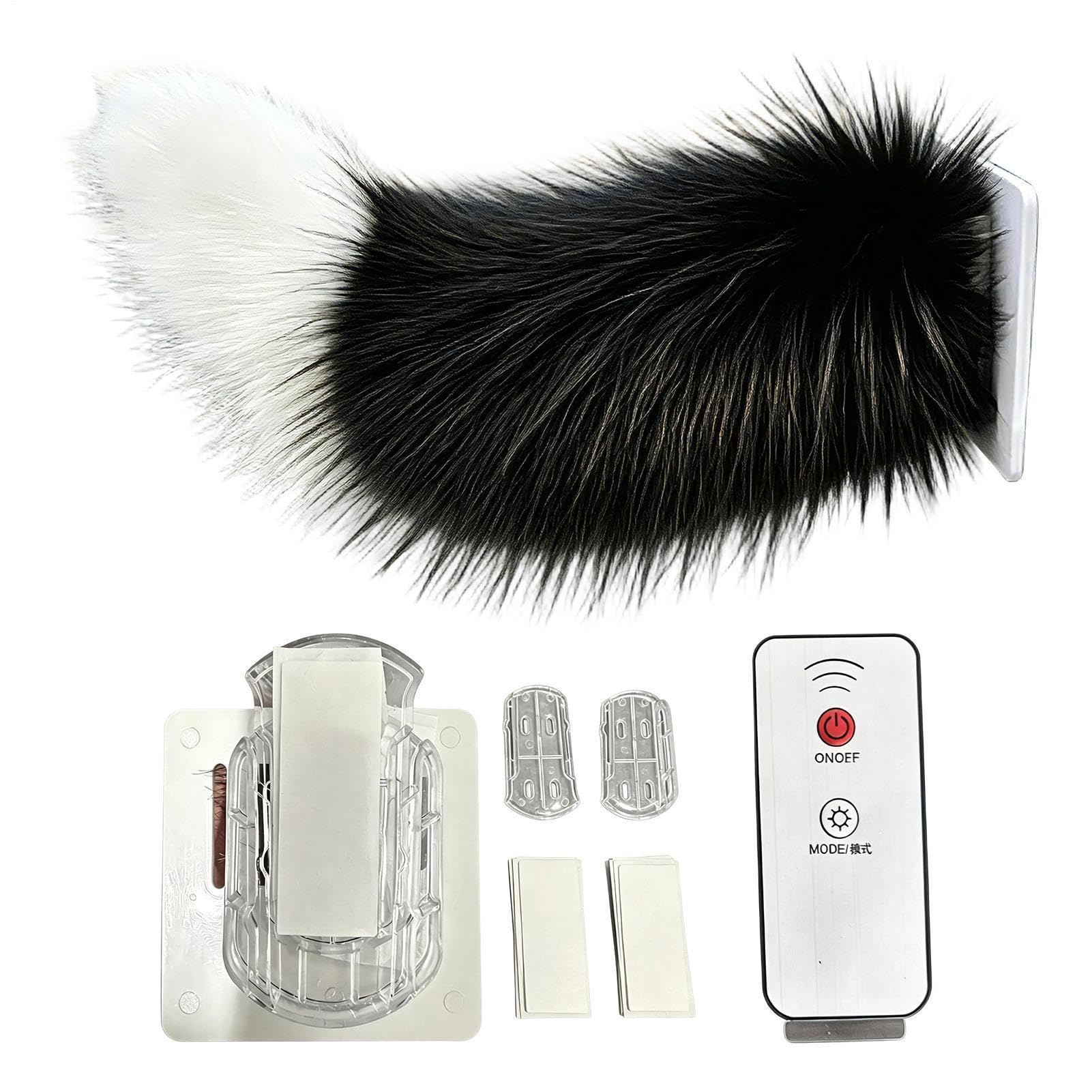 Coda Elettrica con Telecomando per Auto Decorazione Realistica Peluche