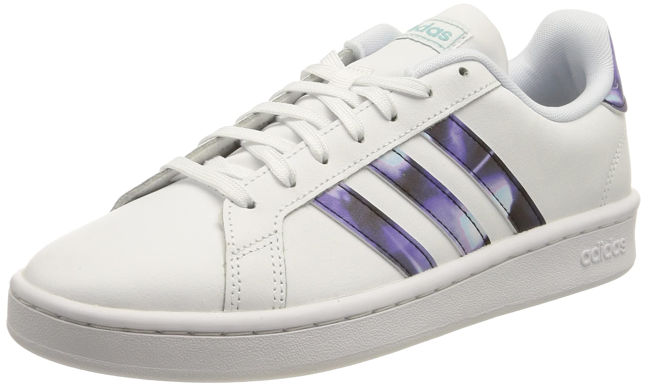 adidas Damen Grand Court Sneaker, Ftwbla Ftwbla Tonmen, 36 2/3 EU