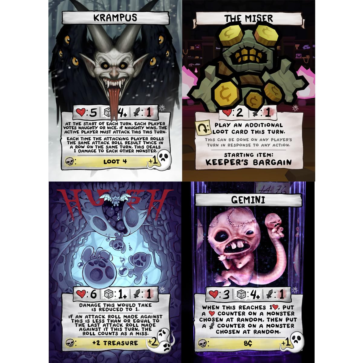 binding of isaac cards meaning Amazon.com: Maestro Media The Binding of Isaac: Four Souls: Alt Art Booster  MINI-Expansion